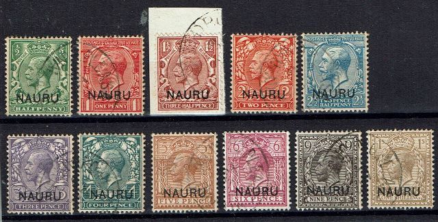 Image of Nauru SG 1/12 FU British Commonwealth Stamp